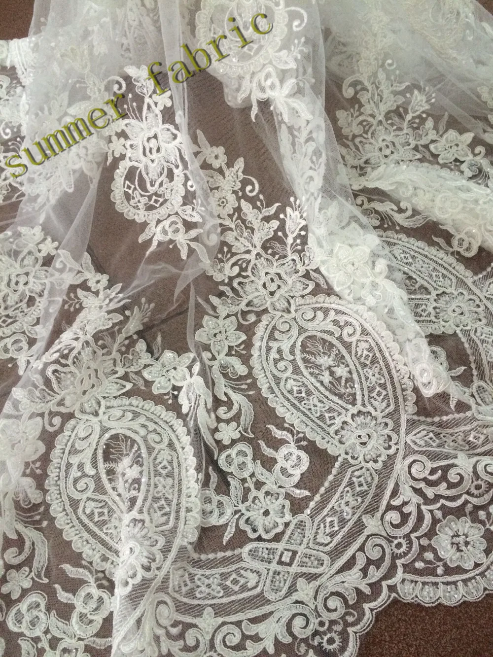 Французский кружевной ткани высокого качества s971 Африканский чистая с бисером