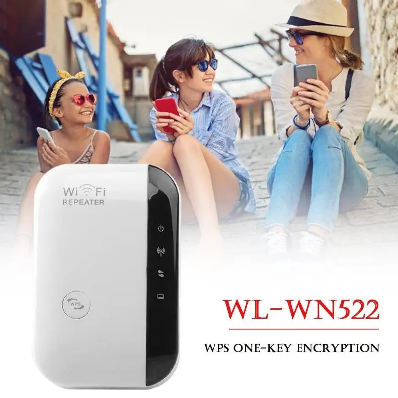 WL WN522 300 Мбит/с беспроводной Wi Fi роутер 2 4 ГГц Портативный WPS точка доступа