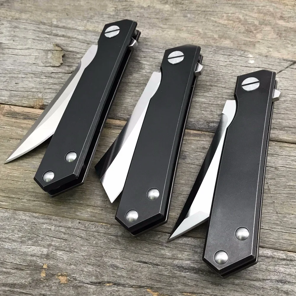 Складной нож LDT Katana D2 с титановой ручкой ножи для кемпинга охоты выживания