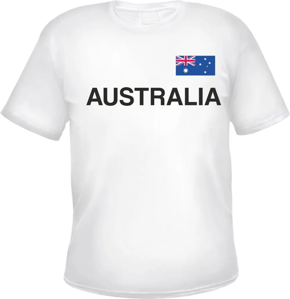 

2019 New Mens T Shirts AUSTRALIEN T-Shirt - Australia - Schwarz oder Weiss - S bis 3XL 100% Cotton Brand New T-Shirts
