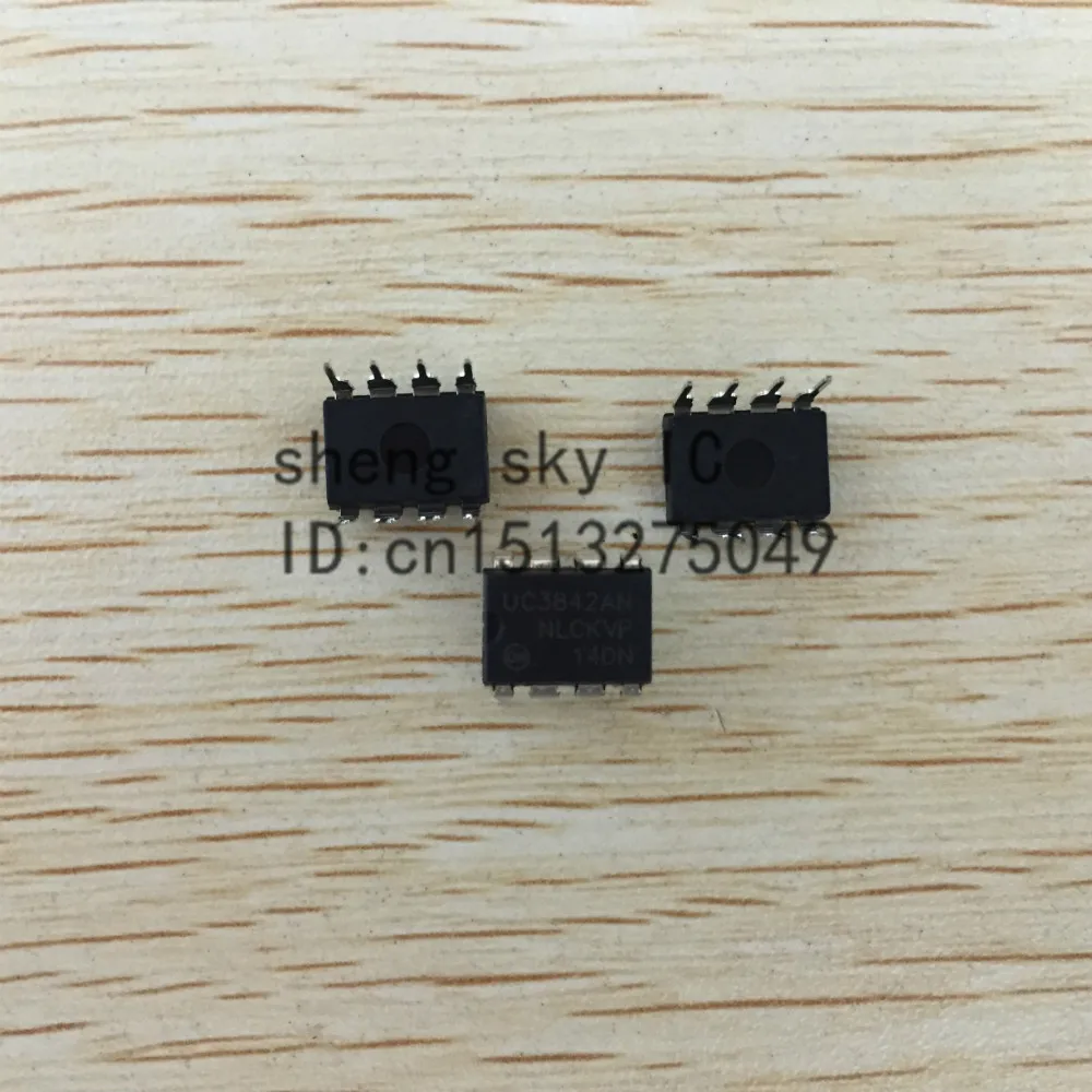 Бесплатная доставка 100 шт. UC3842AN UC3842 3842 DIP8 DIP PWM импульсный преобразователь