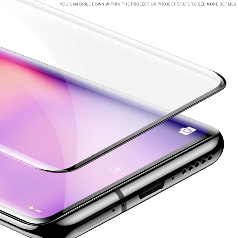 5D полное покрытие закаленное стекло для Oneplus 7 Pro 6 6T Защитная пленка экрана 5 5T 3 3T