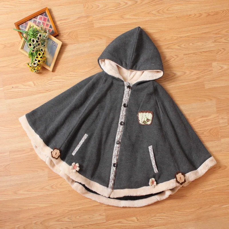 Женское кимоно с капюшоном меховое пончо на осень и зиму|jacket autumn winter|chaquetas mujerjacket |