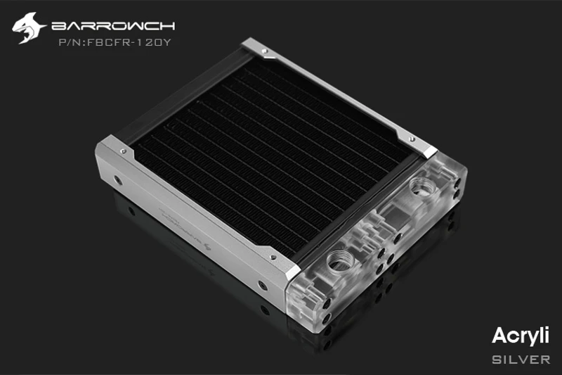 Barrowch FBCFR-120 Хамелеон рыбы модульные 120 мм радиаторы акрил/POM съемные радиаторы подходит для 120 мм вентиляторы Новые