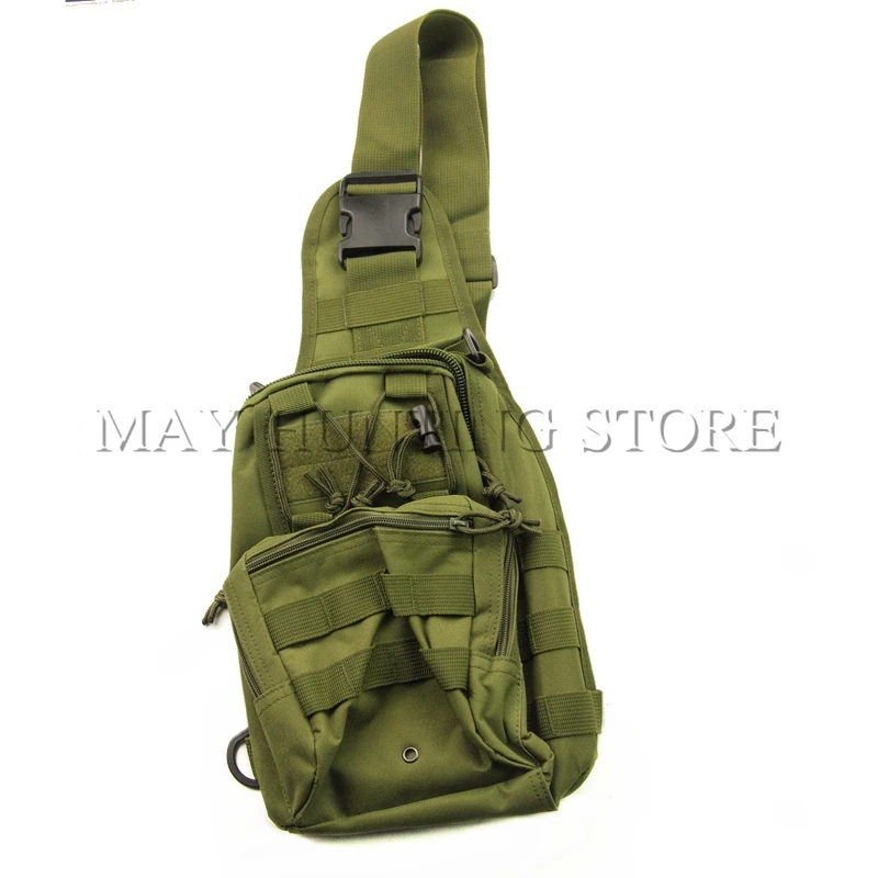 Тактическая Сумка-слинг на плечо Сумка для кемпинга камуфляжная нагрудная сумка