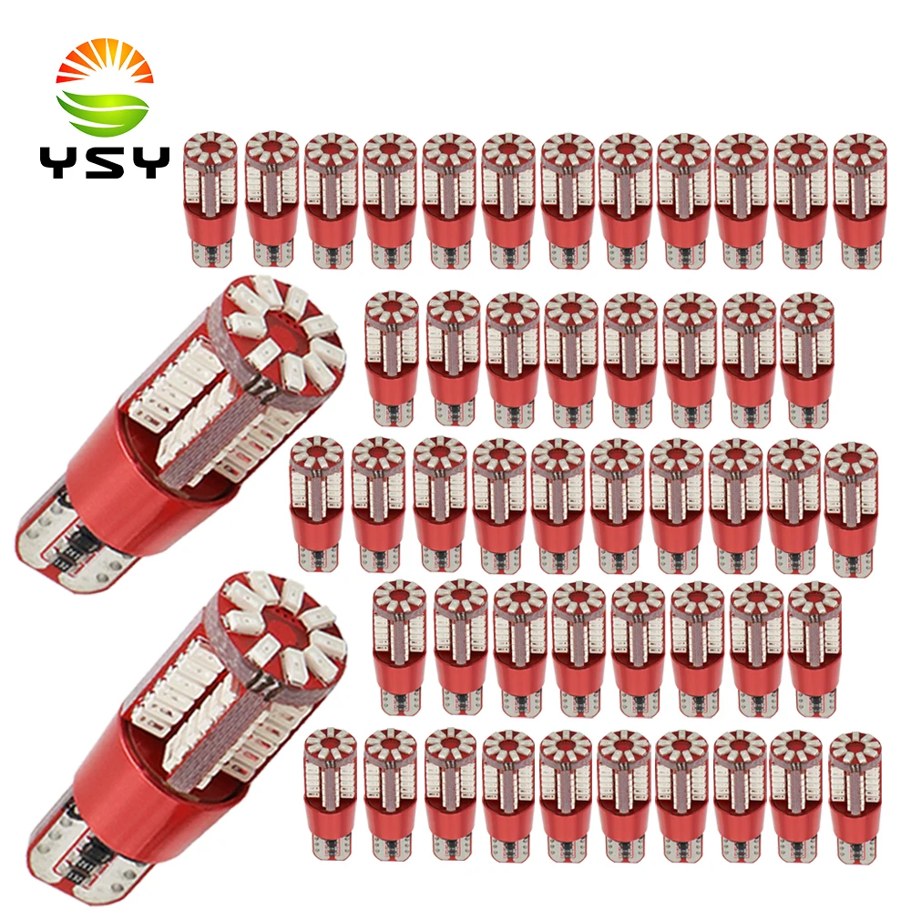 YSY 50x автомобильный t10 led 192 w5w супер яркий 57smd canbus маркер Авто клинообразные огни