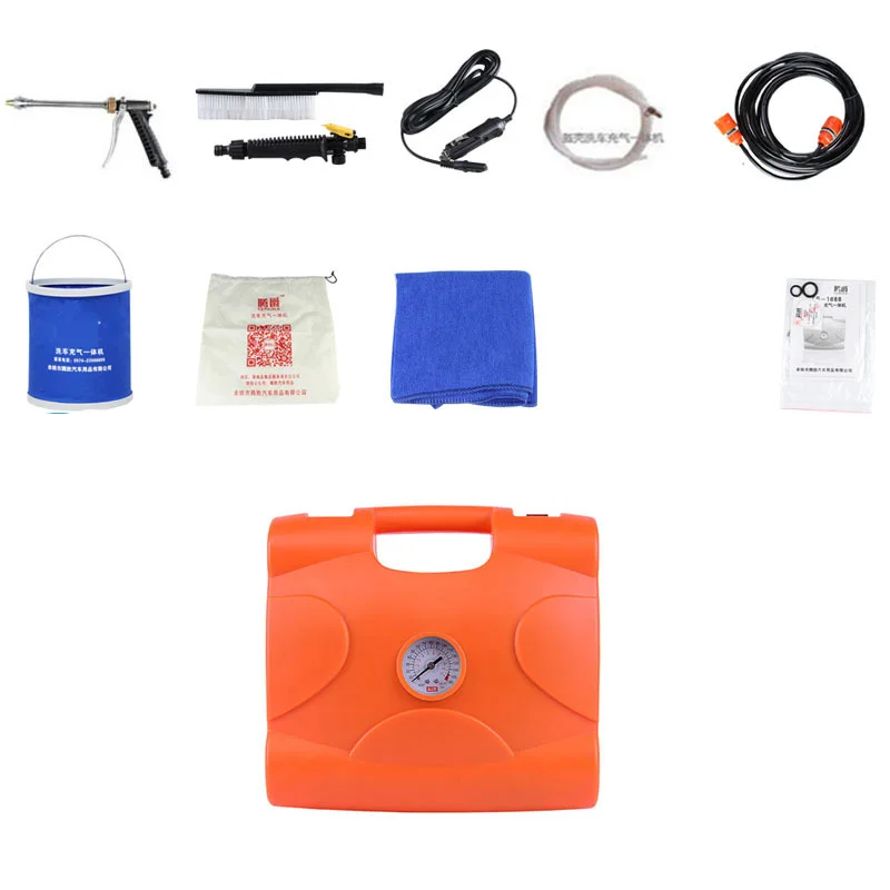 

New Arrival 3 in 1 High Pressure Car Washer 12V Car Air compressor Car inflator car Pump
