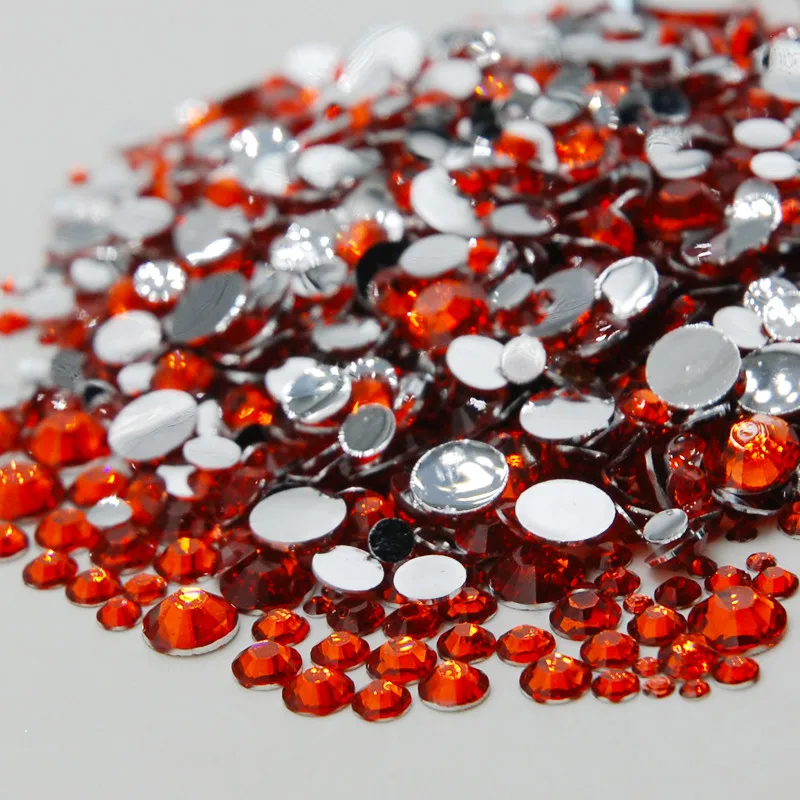 Гиацинтовый цветной 3D клей для ногтевого дизайна стразы разных размеров камни с