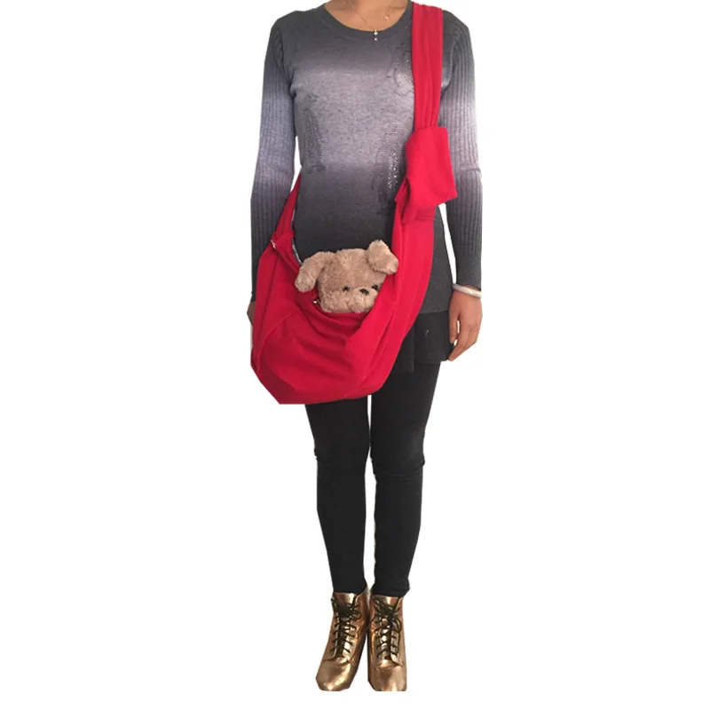 Сумка для переноски собак и кошек регулируемая слинг-переноска маленький