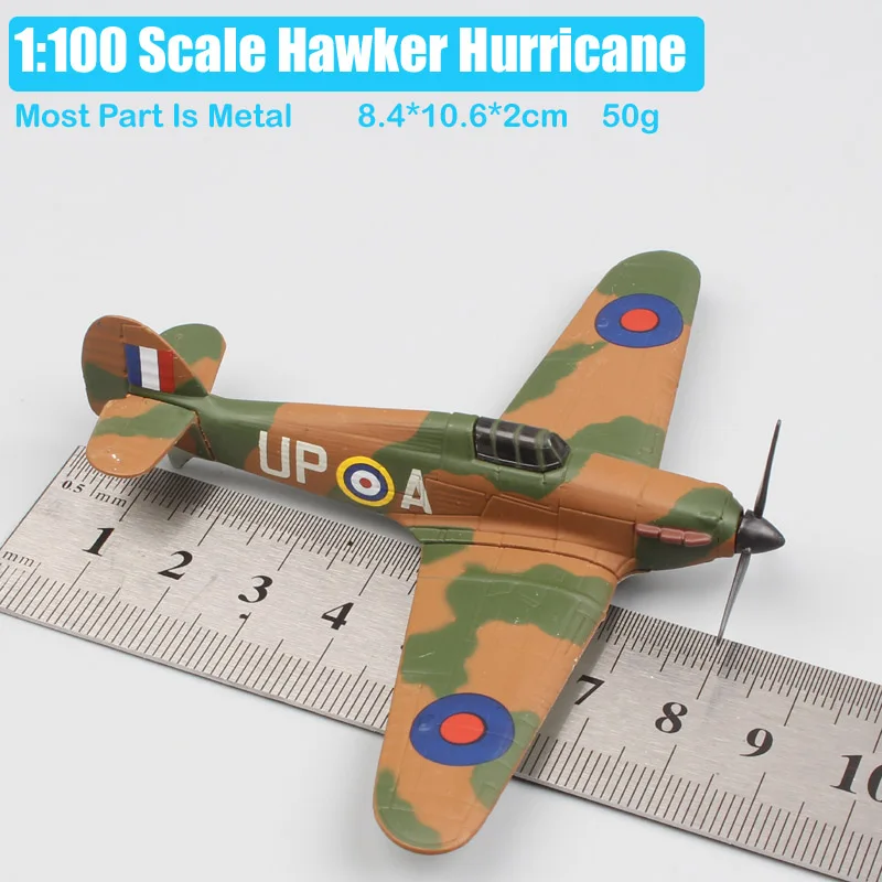 1/100 масштаб корги маленький WW2 евроистребитель Тайфун авро Ланкастер Hawker ураган самолет ремесло истребитель литые игрушечные модели