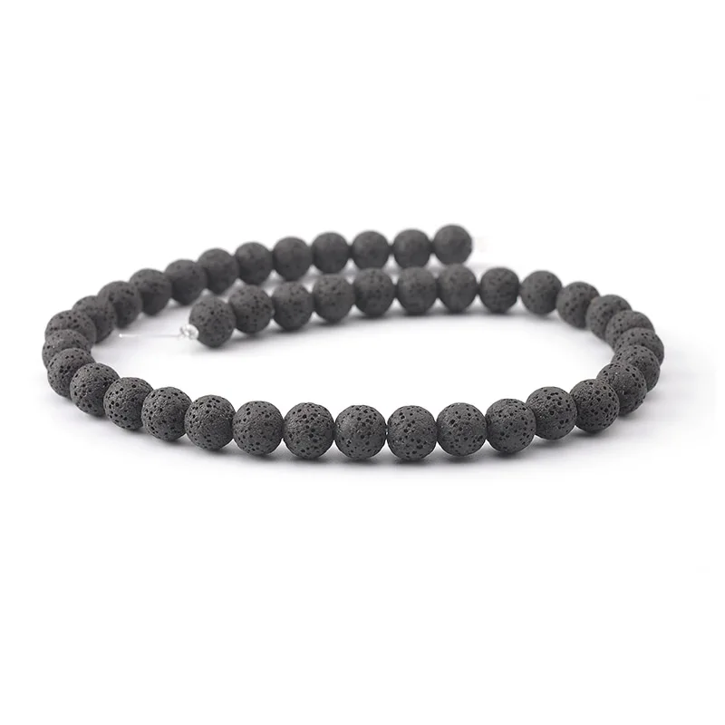 Wholesale 6/8/10/12/14/16 mm Volcanic Stone Synthetic Lava Round Beads Dyed For Jewelry Making DIY Bracelet&ampNecklace | Украшения и
