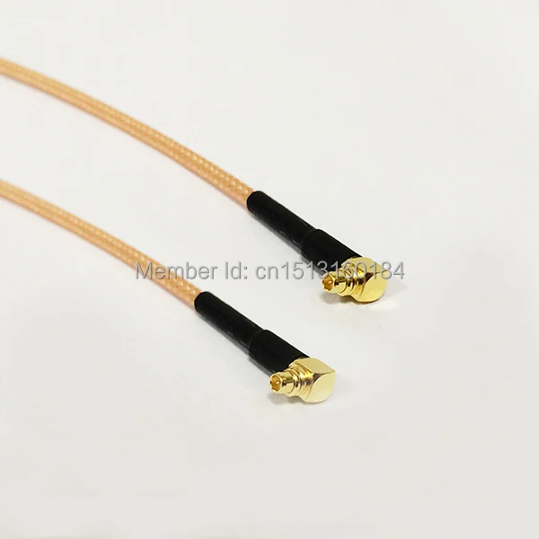 Новый модемный коаксиальный кабель MMCX штекер под прямым углом к штекеру RG316 15 см 6