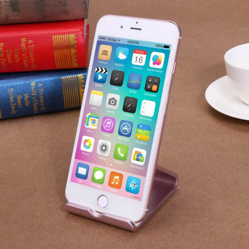 Vmonv алюминиевый держатель для мобильного телефона iphone 8 Plus X XR Настольный ленивый