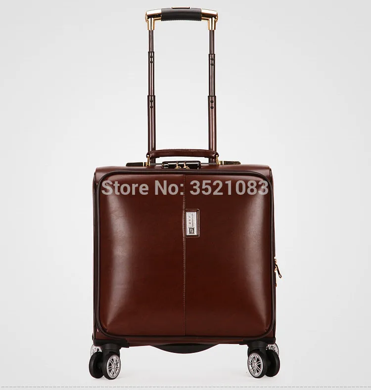 16 дюймов переносная сумка из искусственной кожи чехол для чемодана на колесиках
