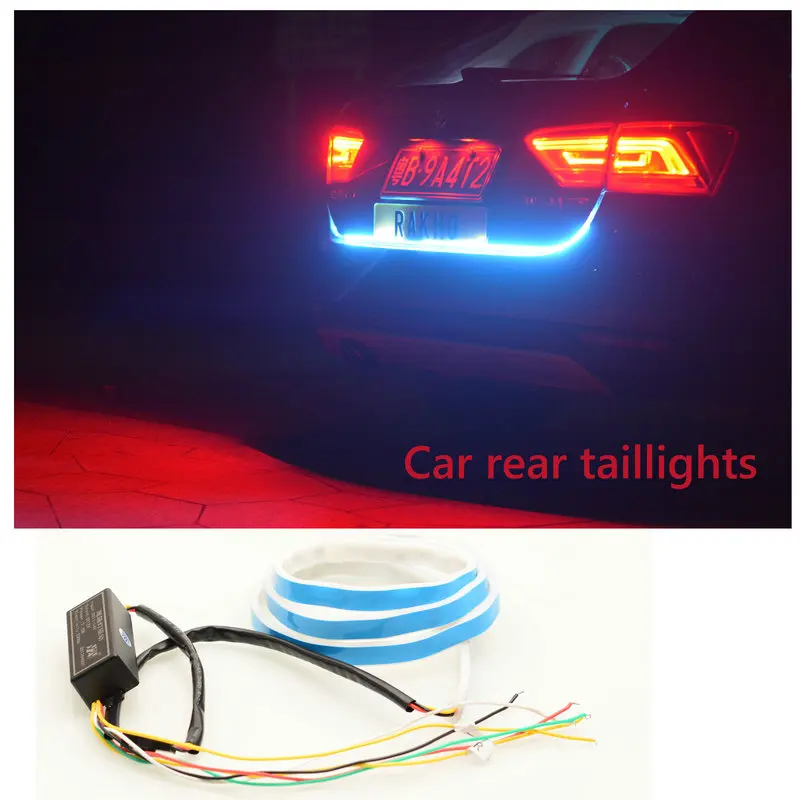 Mgtv свет новый авто задний ворот поворотный сигнальный бар RGB светодиодные полосы