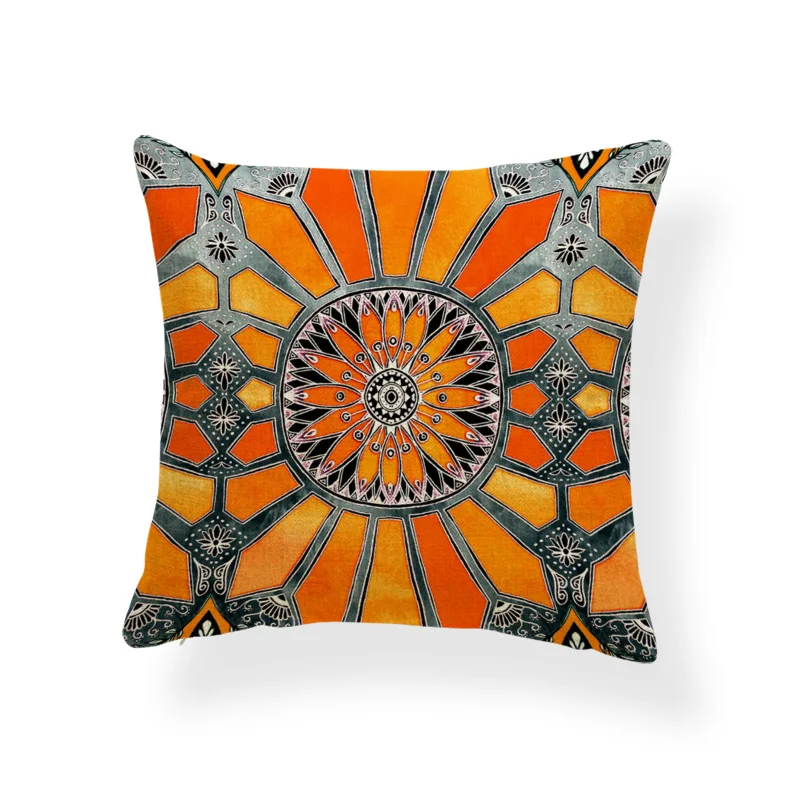 Геометрические подушки желтая задняя крышка зеленая черная дакимакура большая