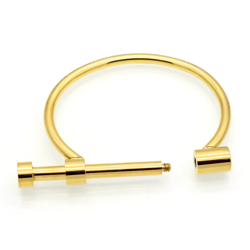 Браслет манжета из нержавеющей стали с пряжкой в форме подковы 60 мм|cuff bracelets|fashion