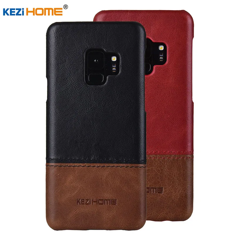 Чехол для samsung Galaxy S9 KEZiHOME, роскошный хит цвета, натуральная кожа, твердая задняя крышка, Капа для samsung S9 5,8 '', чехол для телефона s