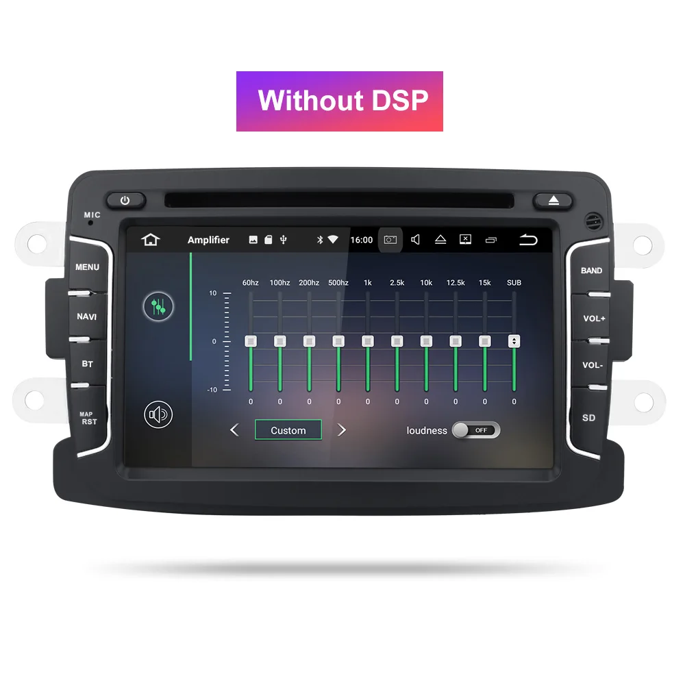 Isudar 2 Din Авто Радио Android 9 для Dacia/Sandero/Duster/Renault/Captur/Lada/Xray 2/Logan2 Автомобильный мультимедийный видео плеер gps DVR - Цвет: Without DSP