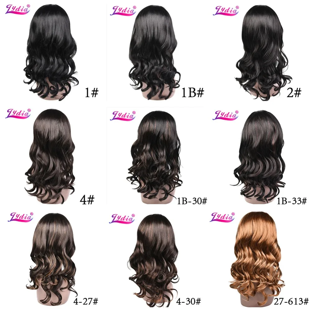 Парик Lydia Synthetic Wigs Long Wavy Hair High Density Swiss Lace Daily/Party/Cosplay Women Natural.