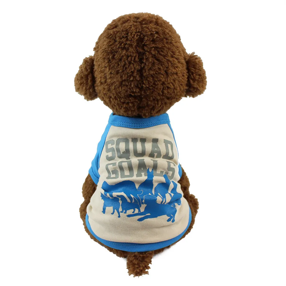 Милая футболка одежда для собак кошек и щенков костюм маленьких домашних