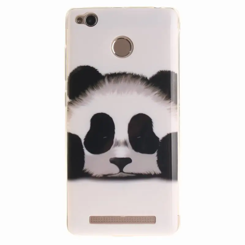 Cute TPU Phone Case For Coque Xiaomi Mi Redmi 3X Cover Funda owl lion tiger |