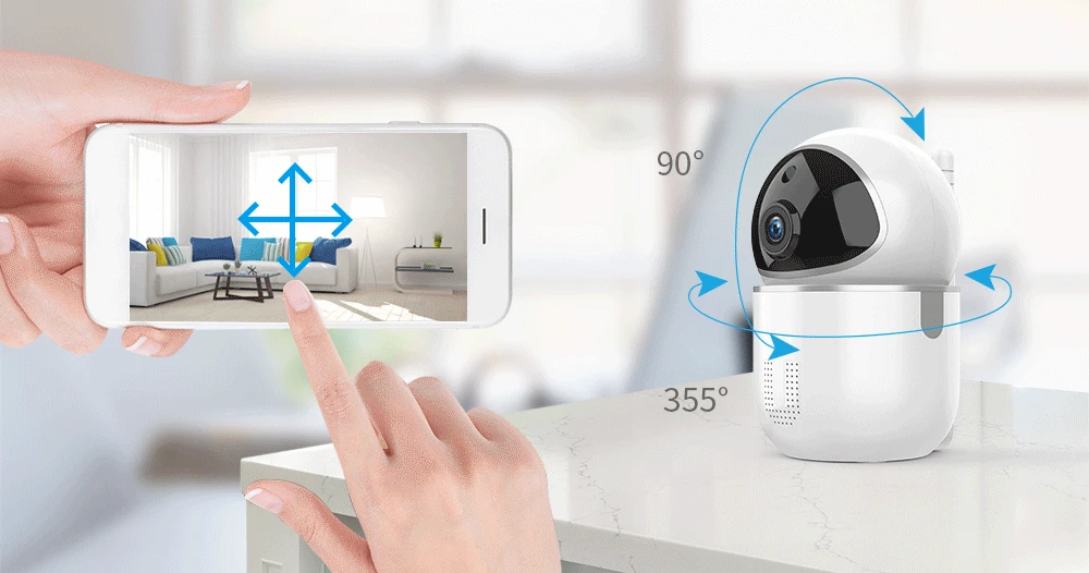FREDI 1080P облачная IP камера, интеллектуальная автоматическая отслеживающая камера наблюдения, домашняя беспроводная WiFi камера видеонаблюдения с сетевым портом