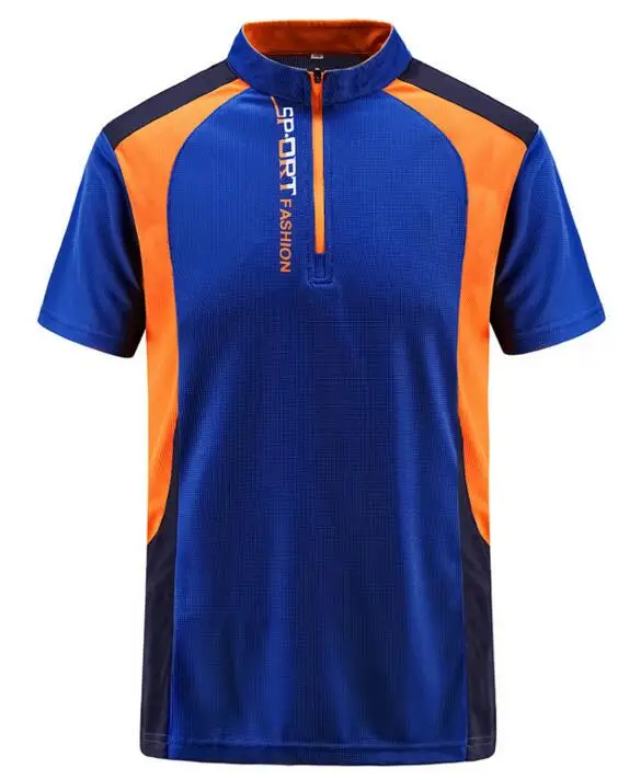 color blue Большие размеры 6XL 7XL 8XL, мужские футболки, летние спортивные футболки для бега, мужские лоскутные футболки для улицы, быстросохнущая футболка, спортивная одежда, футболка - Цвет: color blue