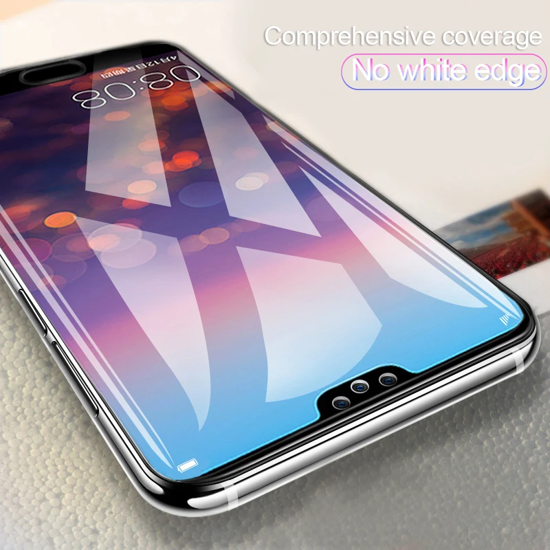 Изогнутое закаленное стекло AOXIN 5D для HUAWEI P10 P20 P30 Lite Pro Защитная пленка экрана Huawei 3D