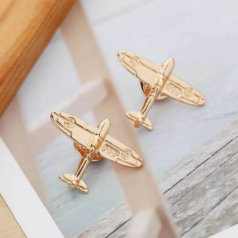 New fashion personalities airplane pin brooch tide suit collar shirt horse pin. | Украшения и аксессуары