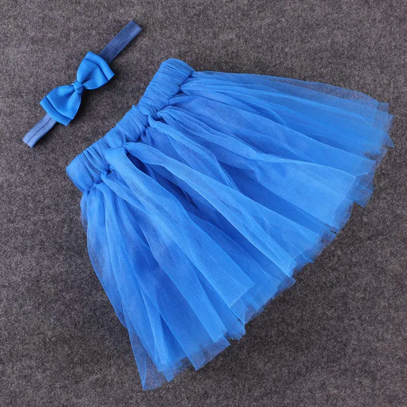 Милые детские юбки пачки с бантом и цветочным рисунком для маленьких девочек