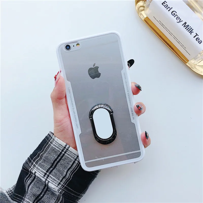 Phone Cases For iPhone 7 7plus 8 8plus X XS XR 5S 6S Fashion Magnet Car Holder Stand Cover Armor Magnetic Finger Ring kickstand |