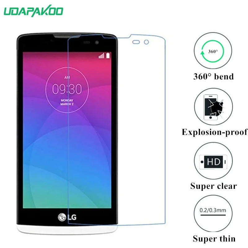 Udapakoo прозрачная закаленная (мягкое стекло) пленка для LG Leon H340 4G LTE H340N C40 нано