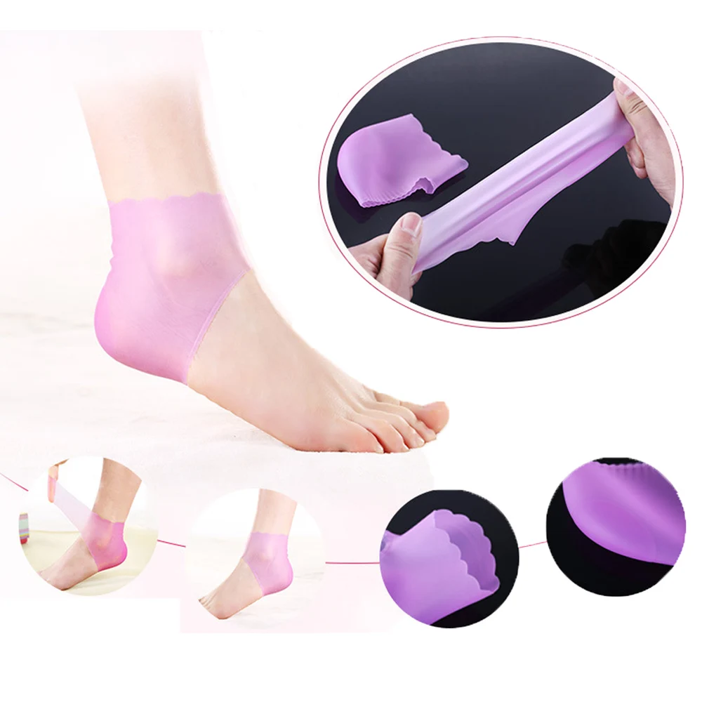 1 пара уход за ногами медицинская помощь трещины силиконовый чехол на пятке