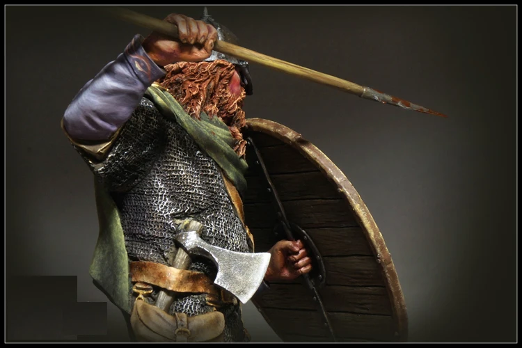 1/12 Viking Warrior 9th C. Смола модель бюста GK история войны тема разобранный и