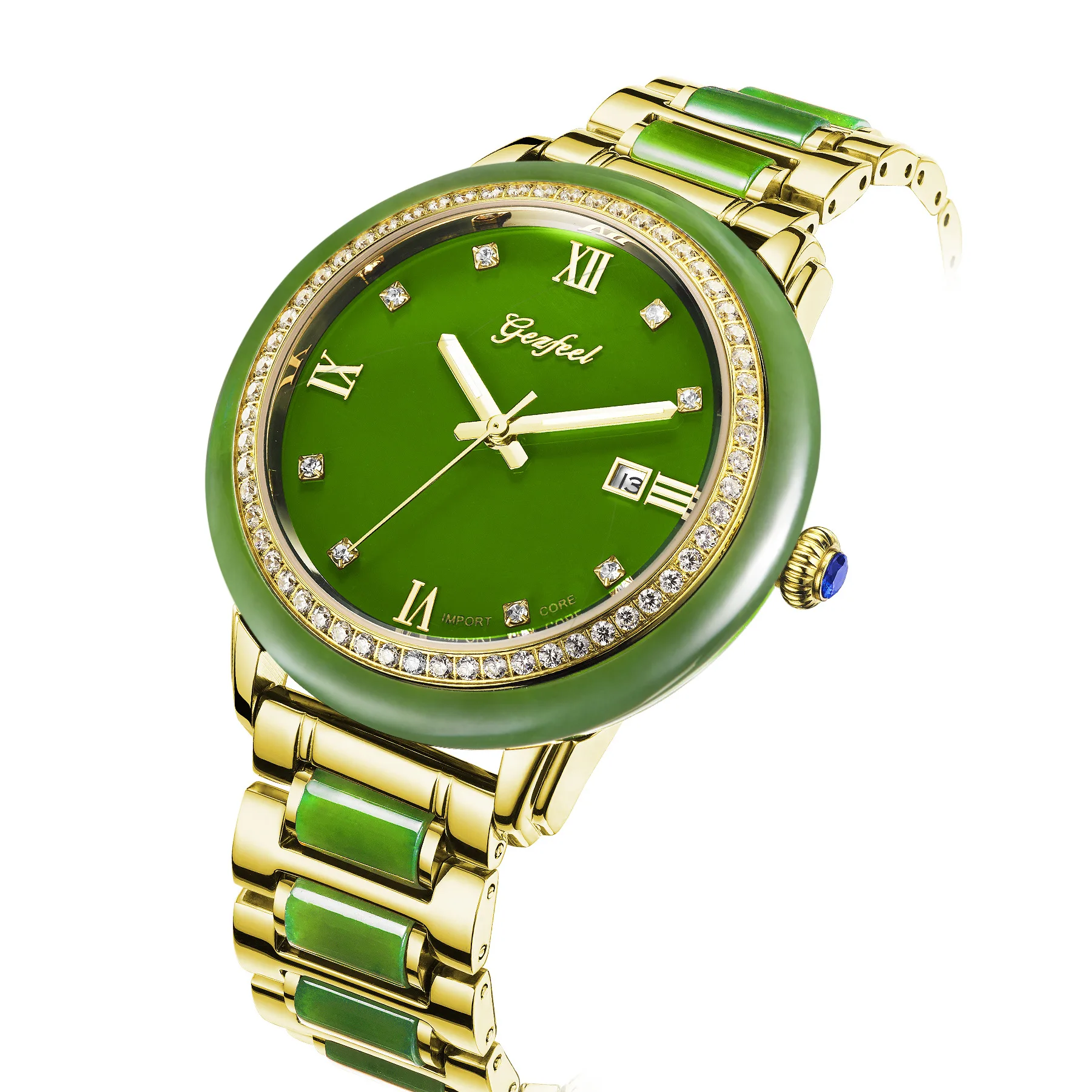 2019Top парные часы Jade женские часы персональные Роскошные мужские часы механические Автоматические бриллиантовые карнавальные креативные женские часы