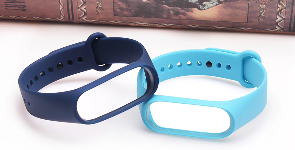 BOORUI mi Band 3 ремешок mi band 4 ремешка силиконовый чистый цветной mi band 3 4 аксессуары для xiaomi mi band 3 4 смарт-браслеты