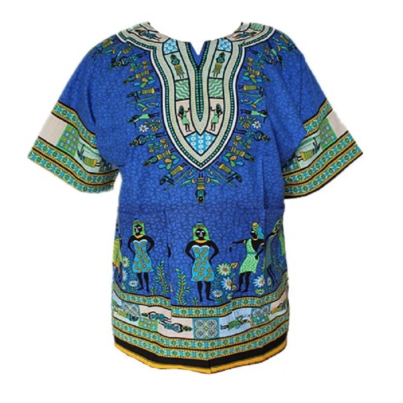 Mr Hunkle Топ Dashiki для женщин в винтажном стиле футболка с традиционным африканским