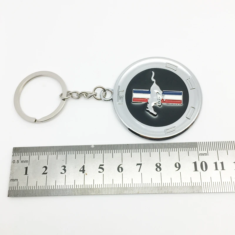 ANTINIYA стайлинга автомобилей Металл Новый 3D лошадь эмблема брелок для ключей со