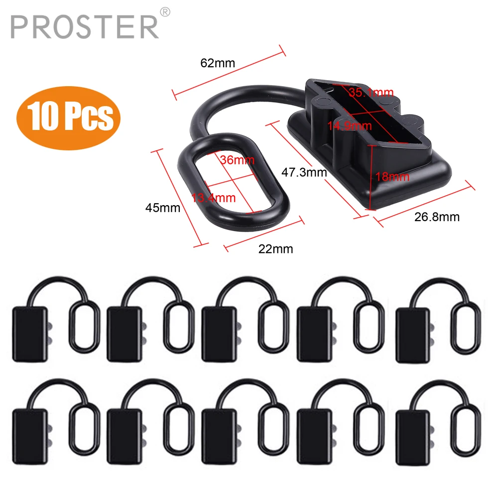

Пылезащитный колпачок PROSTER 10 шт., чехол с губами для Штепсельных Разъемов 50 amp, двухполюсный аккумулятор 50A 120A 175A 600V