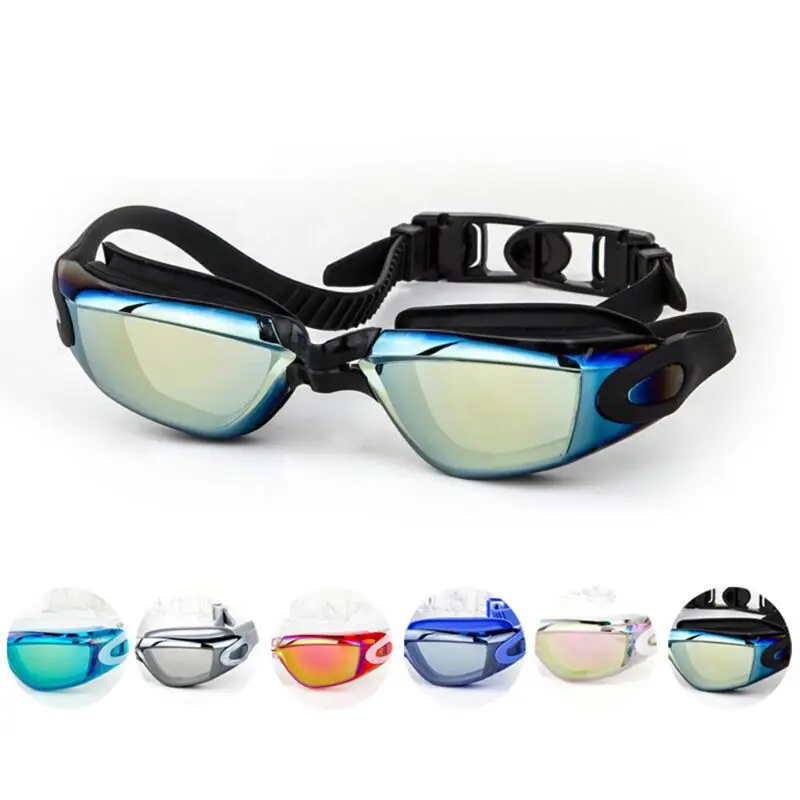 Очки для плавания взрослых водонепроницаемые противотуманные УФ-стойкие очки