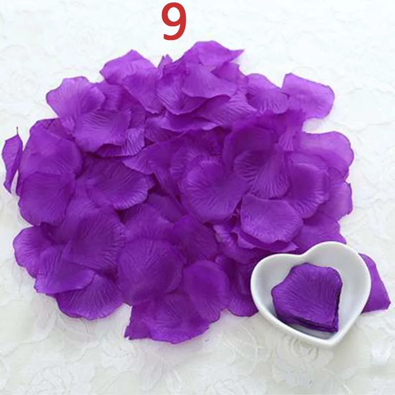 New Arrival Rose Petals 2000pcs Per Lot Artificial Wedding Party Bridal Shower Favor Centerpieces Confetti Vestido De Noiva |