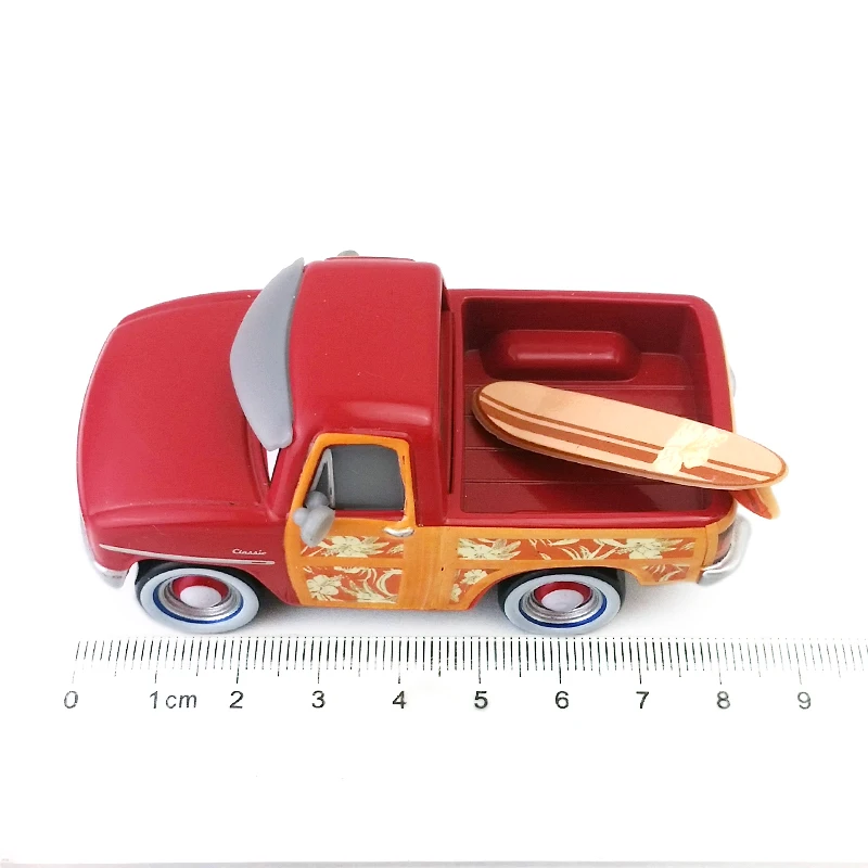 Дисней Pixar Cars Джон ласшир красный для серфинга сафари пикапа редкий металл литье