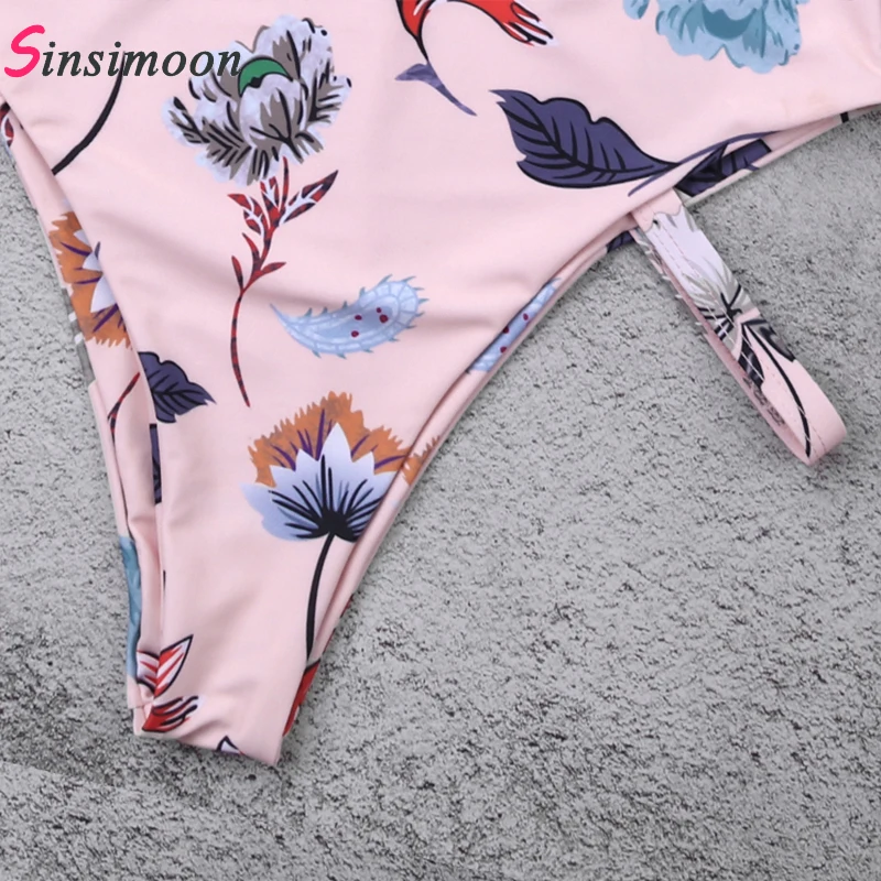 Сексуальный купальник с открытой спиной вырезами Женский весенне-летний цельный