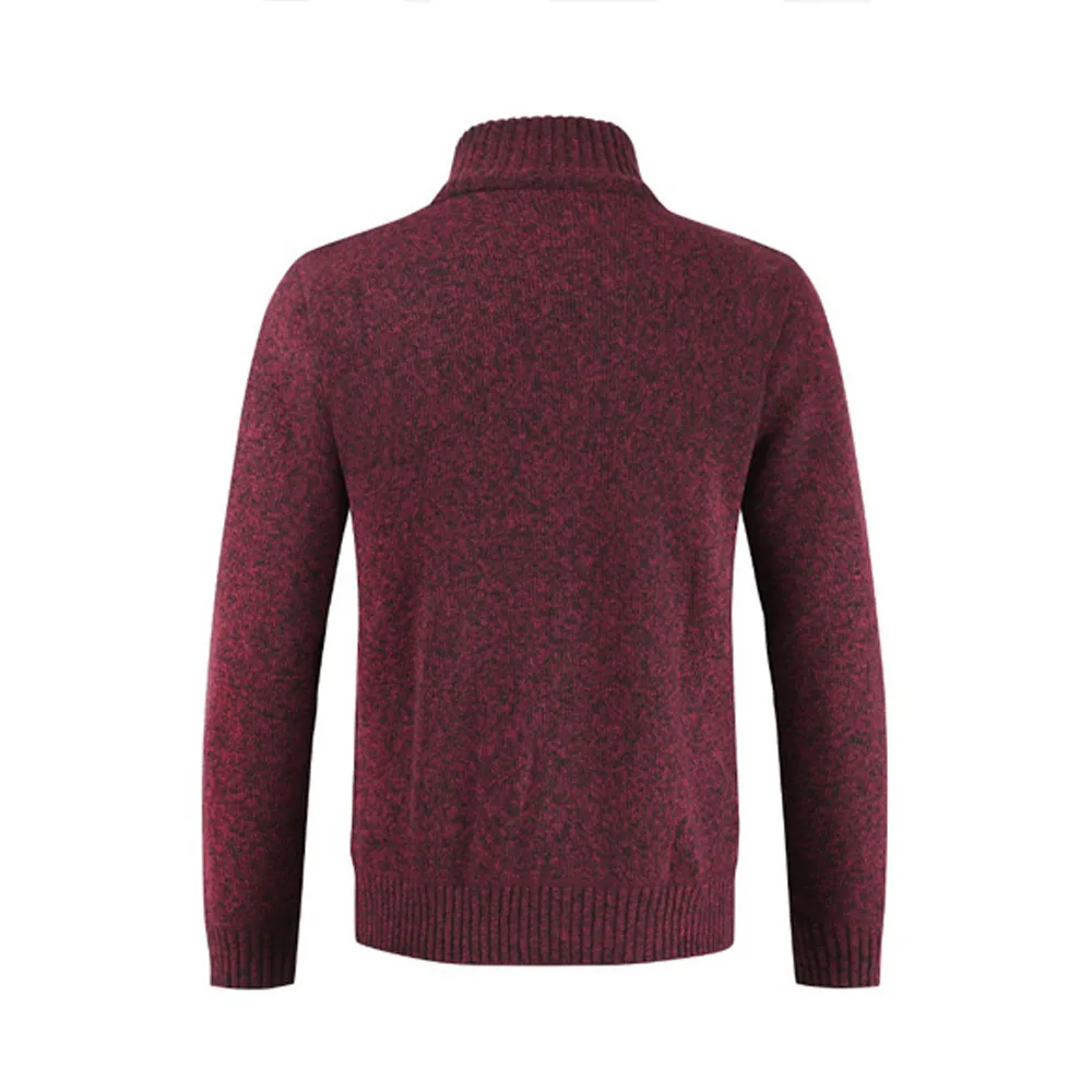 

Men Knitted Sweaters Cardigans Nice Winter Men Stand Collar Winter Sweater Fashion Male Sweaters Coat Men Clothing W84