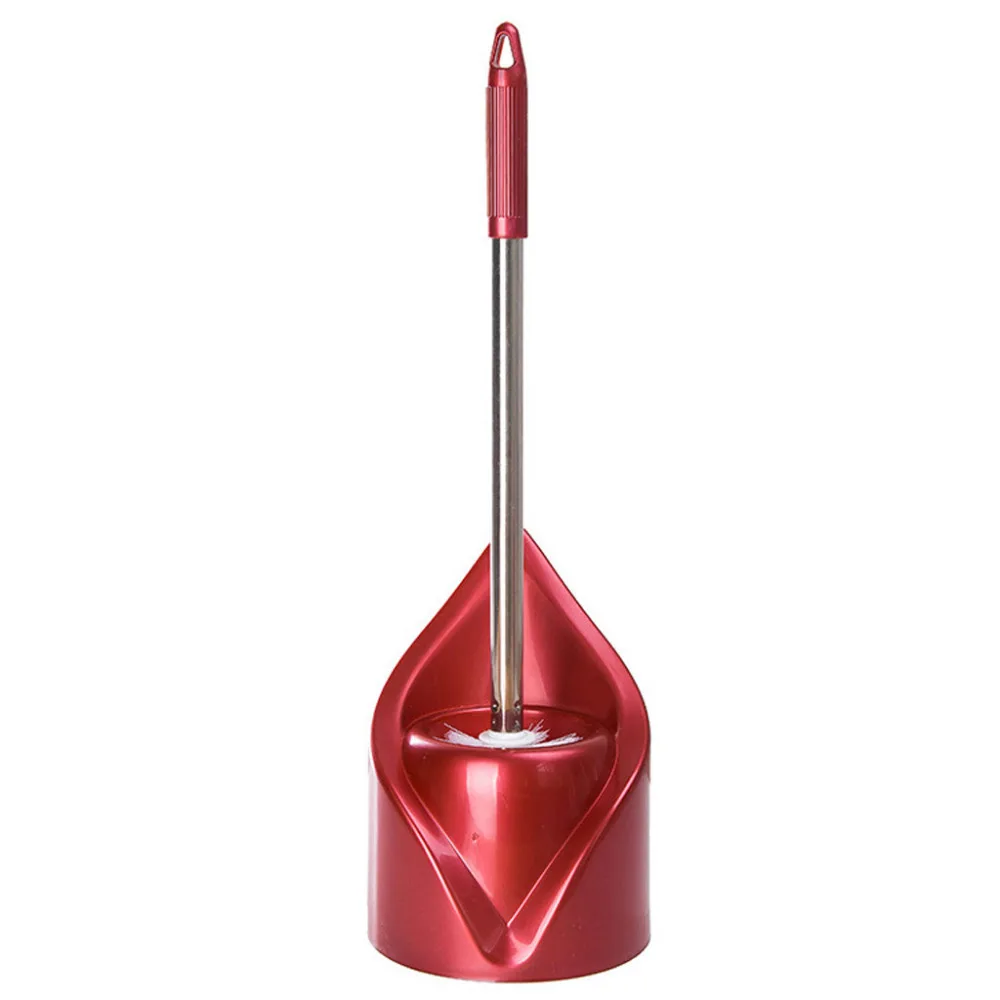 Exquisite Creative Toilet brush Bathroom Stainless Steel Long Handle Wash Toilet Brush Cleaning Brush Set Cleaning Supplies L*5