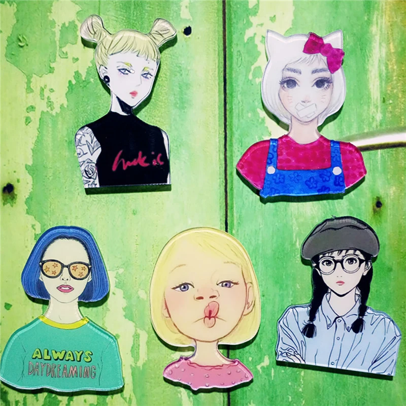 XINAHER 1 шт. милые Мультяшные значки на булавке Kawaii значок нашивки на рюкзаке значки на одежду акриловые значки