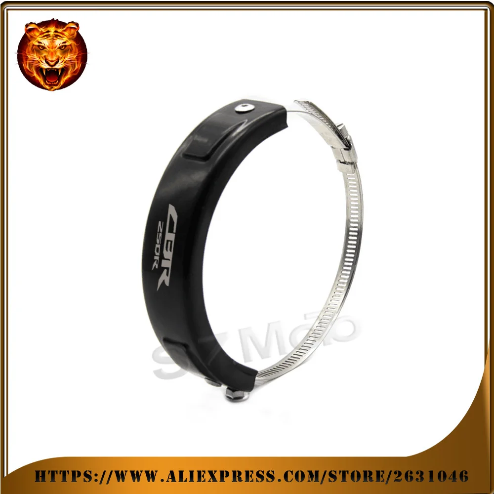 

Для HONDA CBR250R CBR250 CBR мотоциклетный глушитель круглый Овальный выхлопной протектор Защита Крышки Can аксессуары прицел 100 мм-140 мм