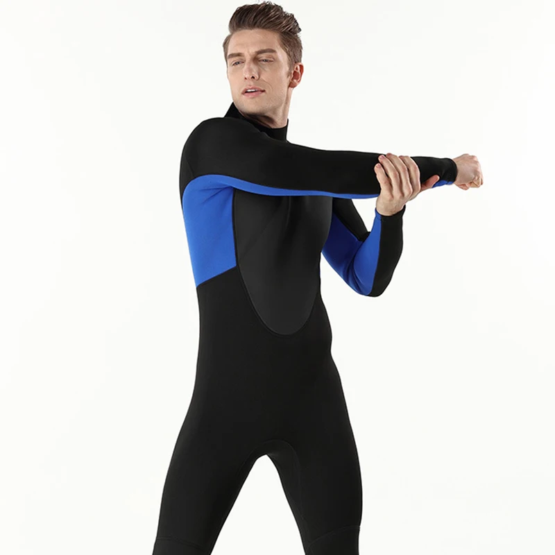 Костюм для дайвинга 3 мм гидрокостюм подводного плавания мужской неопреновый