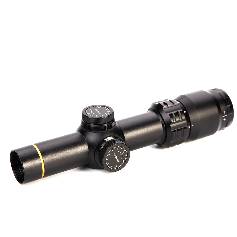 2-8X20 Tactical Riflescopes Outdoor Hunting Shooting Scope With 11 20mm Rail Mount 1/4MOA Click Value Optical Sight Rifle Scope